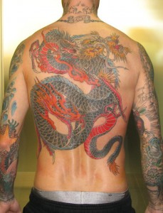 Meireles dragon tattoo