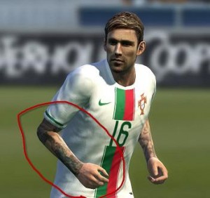 Even Meireles is tattoos in PES