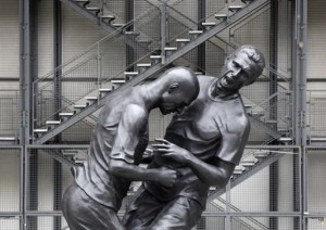 Zidane statue headbutting Materazzi