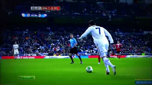 Ronaldo goal vs Celta Vigo