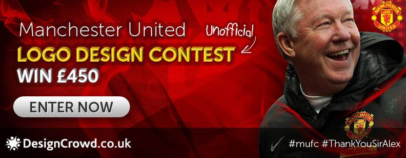 man united logo competition