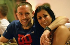 Franck Ribery and lovely girlfriend