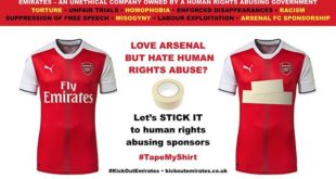 Emirates campaign by Arsenal fans