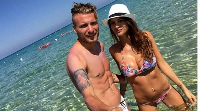 Ciro Immobile’s stunning Wag Jessica Melena in bikini with her husband immobile